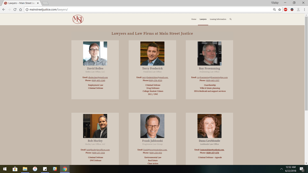 An alternative view of the staff page